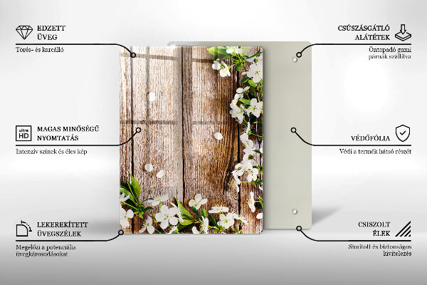 Cutting board Sunflowers on the boards