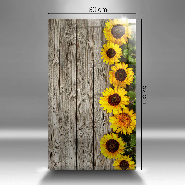 Cutting board Sunflowers on the boards
