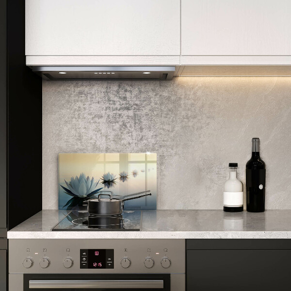 Chopping board Lilie flowers on the water