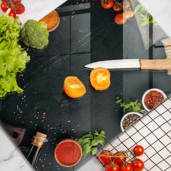 Chopping board Cherry tomatoes