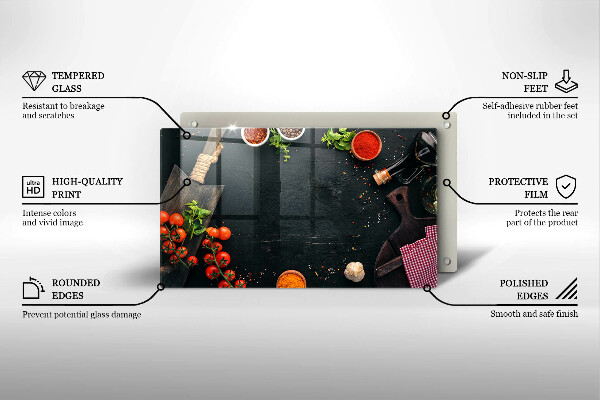 Chopping board Cherry tomatoes