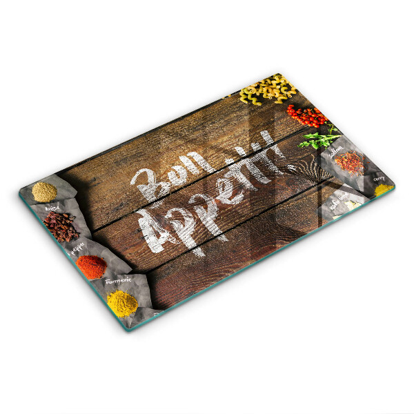 Chopping board Boards inscription Bon Appetit