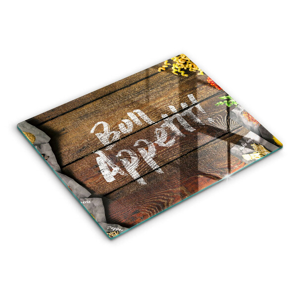 Chopping board Boards inscription Bon Appetit