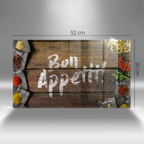 Chopping board Boards inscription Bon Appetit