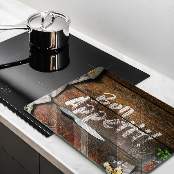 Chopping board Boards inscription Bon Appetit