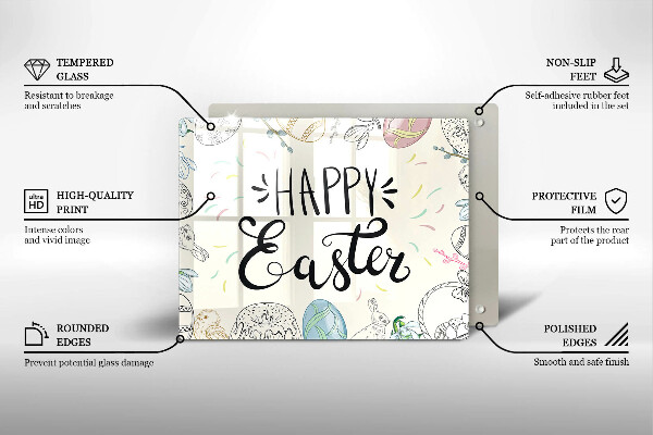 Chopping board Happy Easter