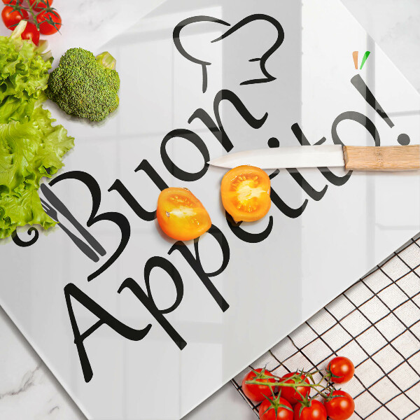 Chopping board The inscription Buon Appetito!