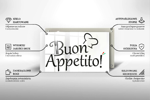 Chopping board The inscription Buon Appetito!