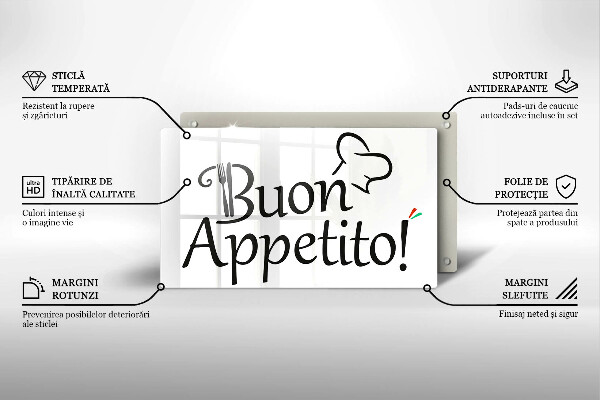 Chopping board The inscription Buon Appetito!