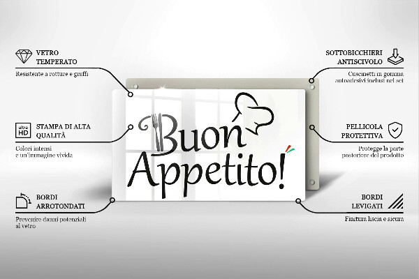 Chopping board The inscription Buon Appetito!