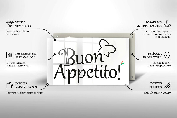 Chopping board The inscription Buon Appetito!