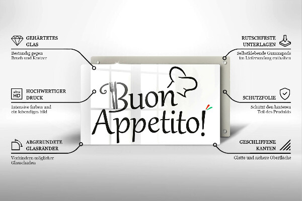 Chopping board The inscription Buon Appetito!