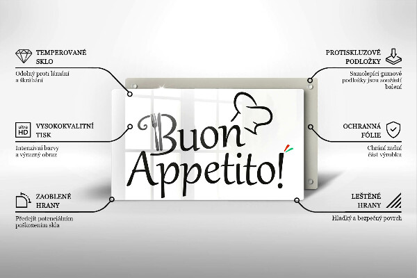 Chopping board The inscription Buon Appetito!