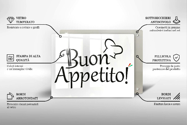 Chopping board The inscription Buon Appetito!