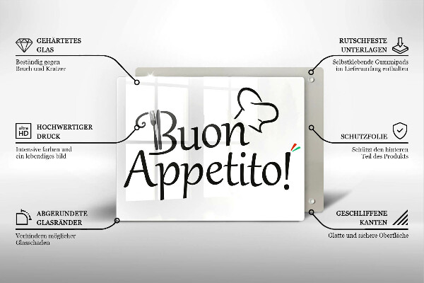 Chopping board The inscription Buon Appetito!