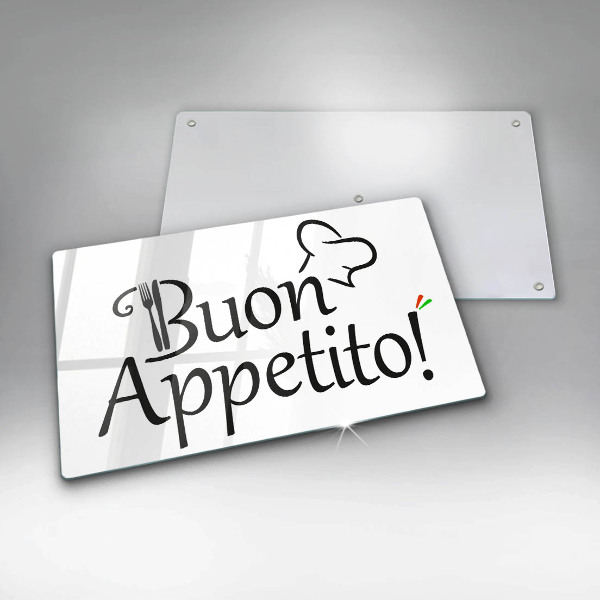 Chopping board The inscription Buon Appetito!