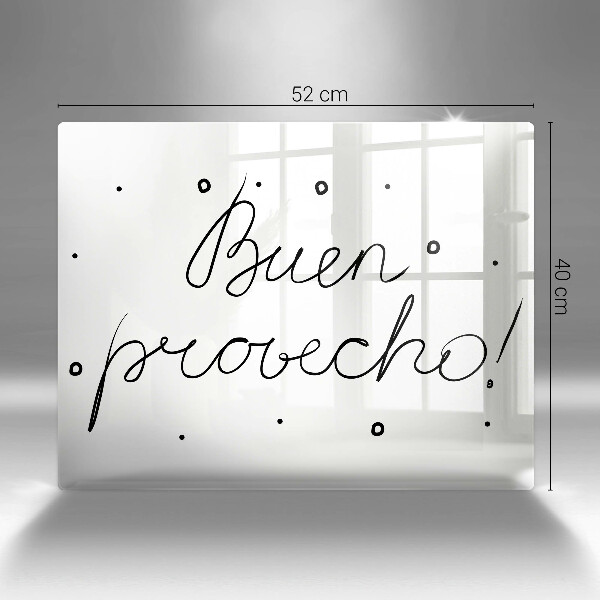 Chopping board The inscription Buen Provecho!