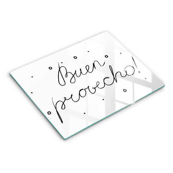 Chopping board The inscription Buen Provecho!