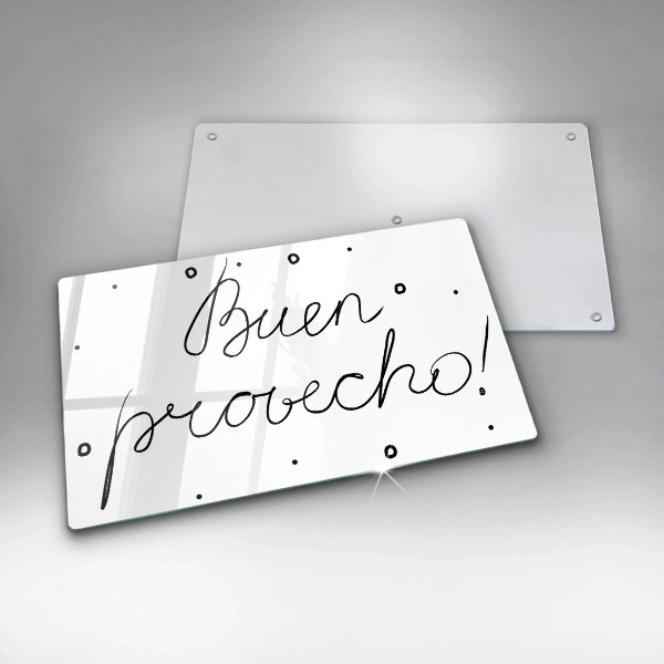 Chopping board The inscription Buen Provecho!