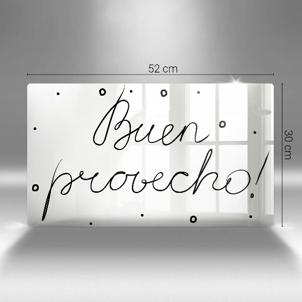 Chopping board The inscription Buen Provecho!