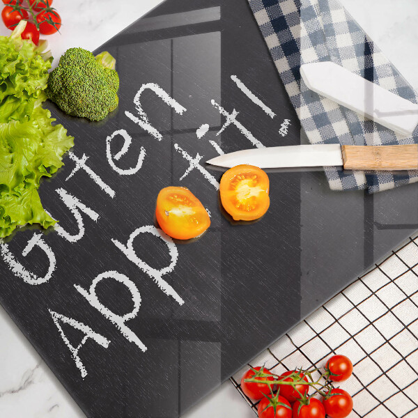 Chopping board The inscription GUTEN APPETIT!