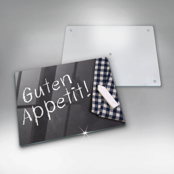 Chopping board The inscription GUTEN APPETIT!