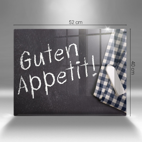 Chopping board The inscription GUTEN APPETIT!