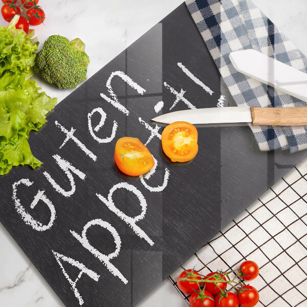 Chopping board The inscription GUTEN APPETIT!