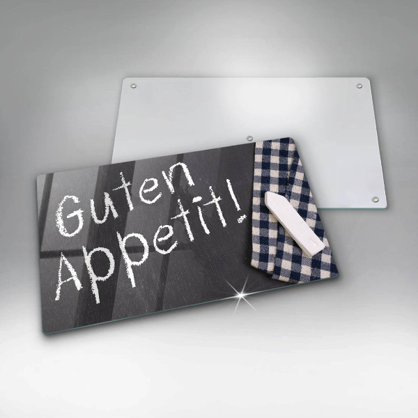 Chopping board The inscription GUTEN APPETIT!