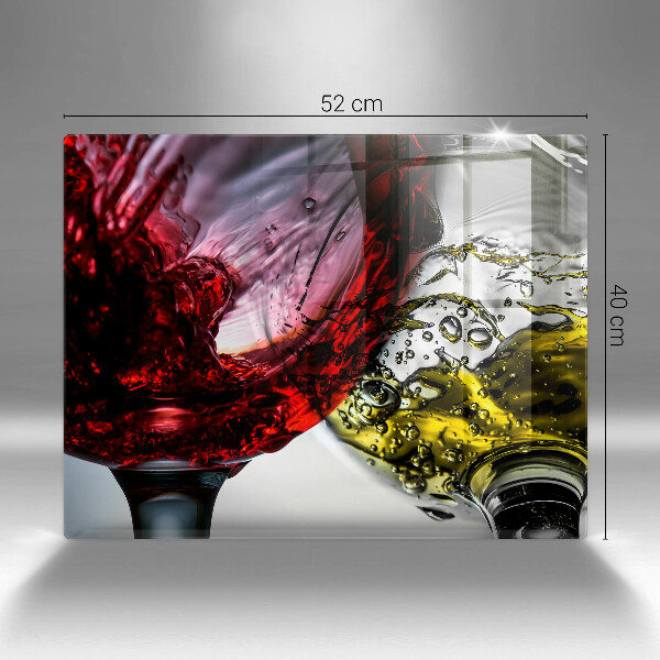 Chopping board Wine glasses
