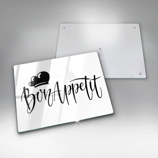 Chopping board The inscription Bon Appetit