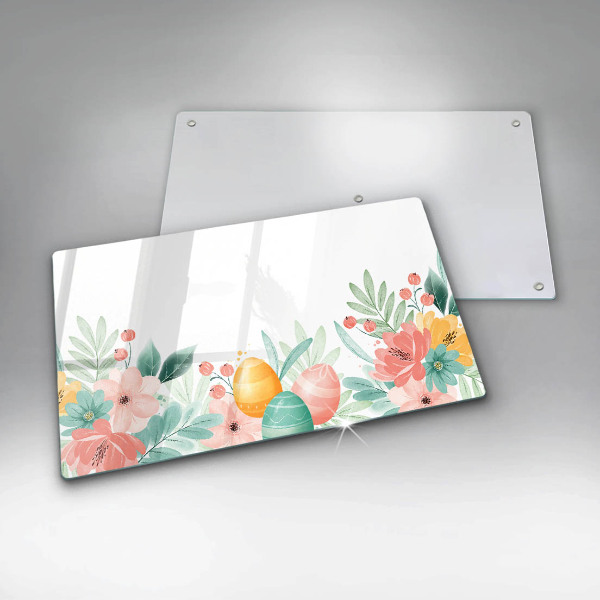 Chopping board Easter eggs