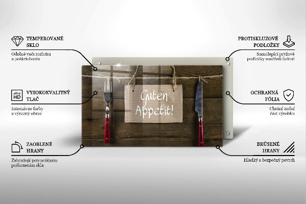 Chopping board GUTEN APETIT inscription boards