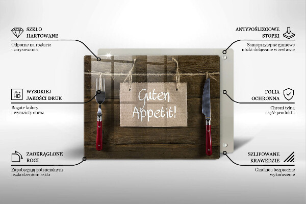 Chopping board GUTEN APETIT inscription boards