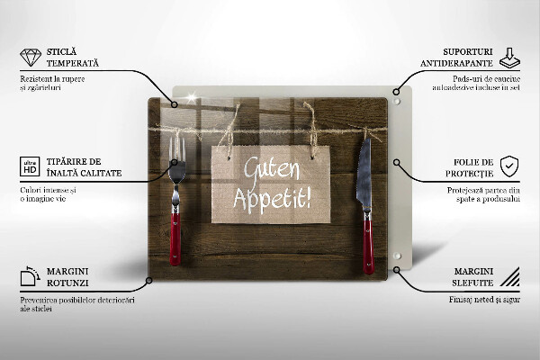 Chopping board GUTEN APETIT inscription boards