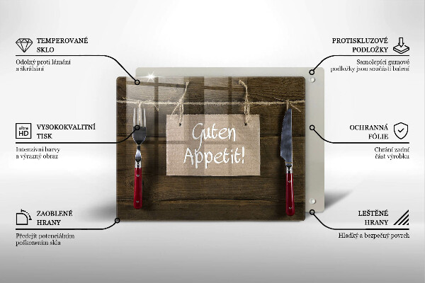 Chopping board GUTEN APETIT inscription boards