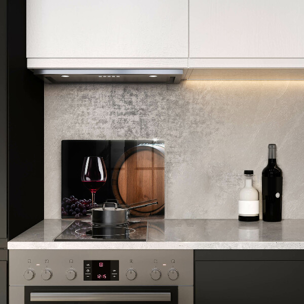 Chopping board A barrel of wine glass