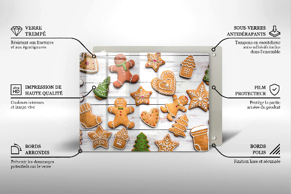 Chopping board Christmas gingerbread