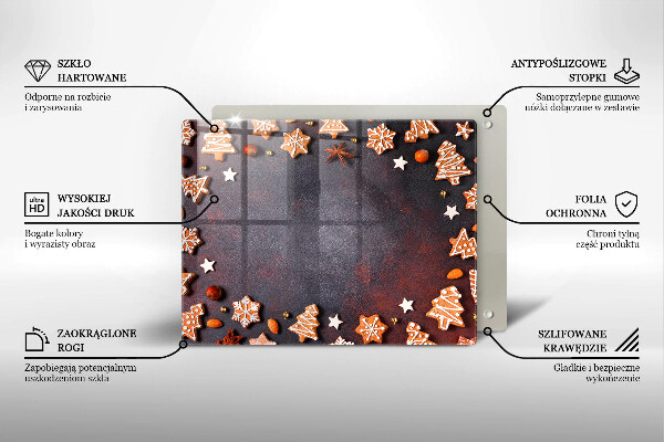 Chopping board Gingerbread Christmas