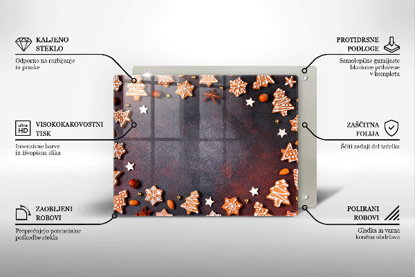 Chopping board Gingerbread Christmas