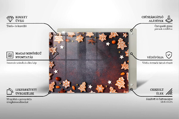 Chopping board Gingerbread Christmas