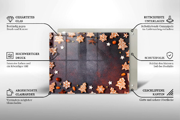 Chopping board Gingerbread Christmas