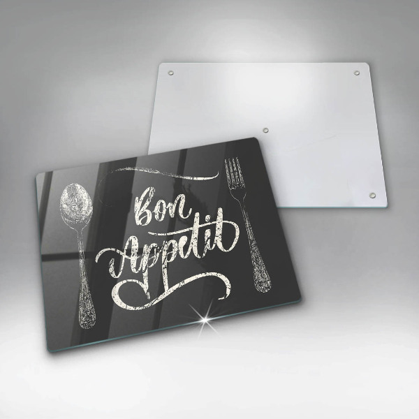 Chopping board The inscription Bon Appetit