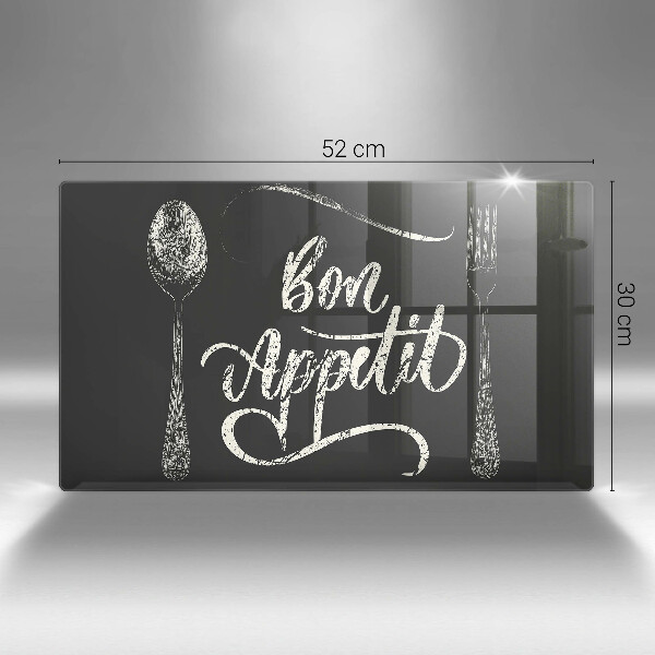 Chopping board The inscription Bon Appetit
