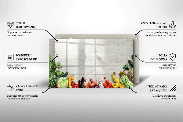 Chopping board Vegetables on the boards