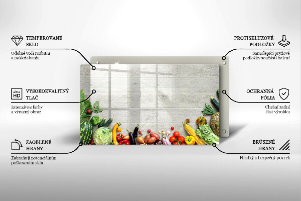 Chopping board Vegetables on the boards