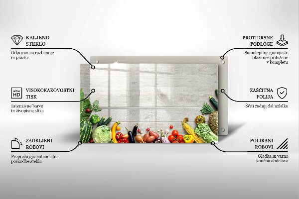 Chopping board Vegetables on the boards
