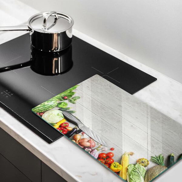 Chopping board Vegetables on the boards