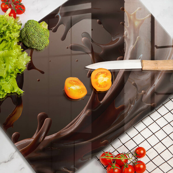 Chopping board Liquid chocolate