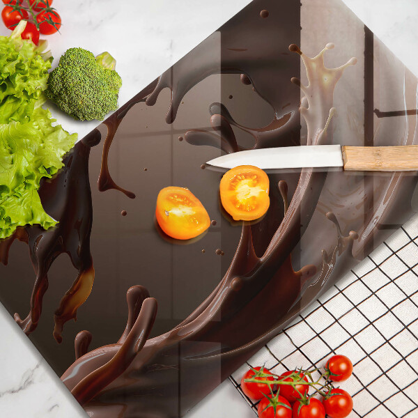 Chopping board Liquid chocolate